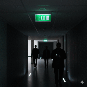 EXIT HANGING SIGN